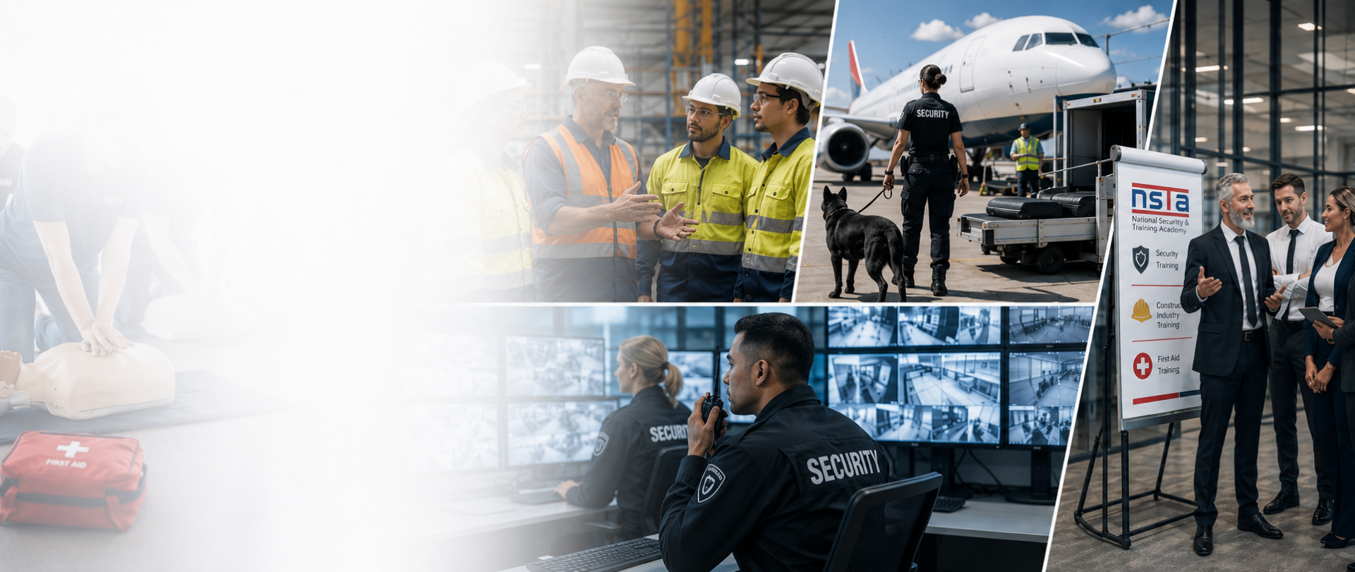 NSTA nationally recognised training in Australia across security, first aid, transport security and construction