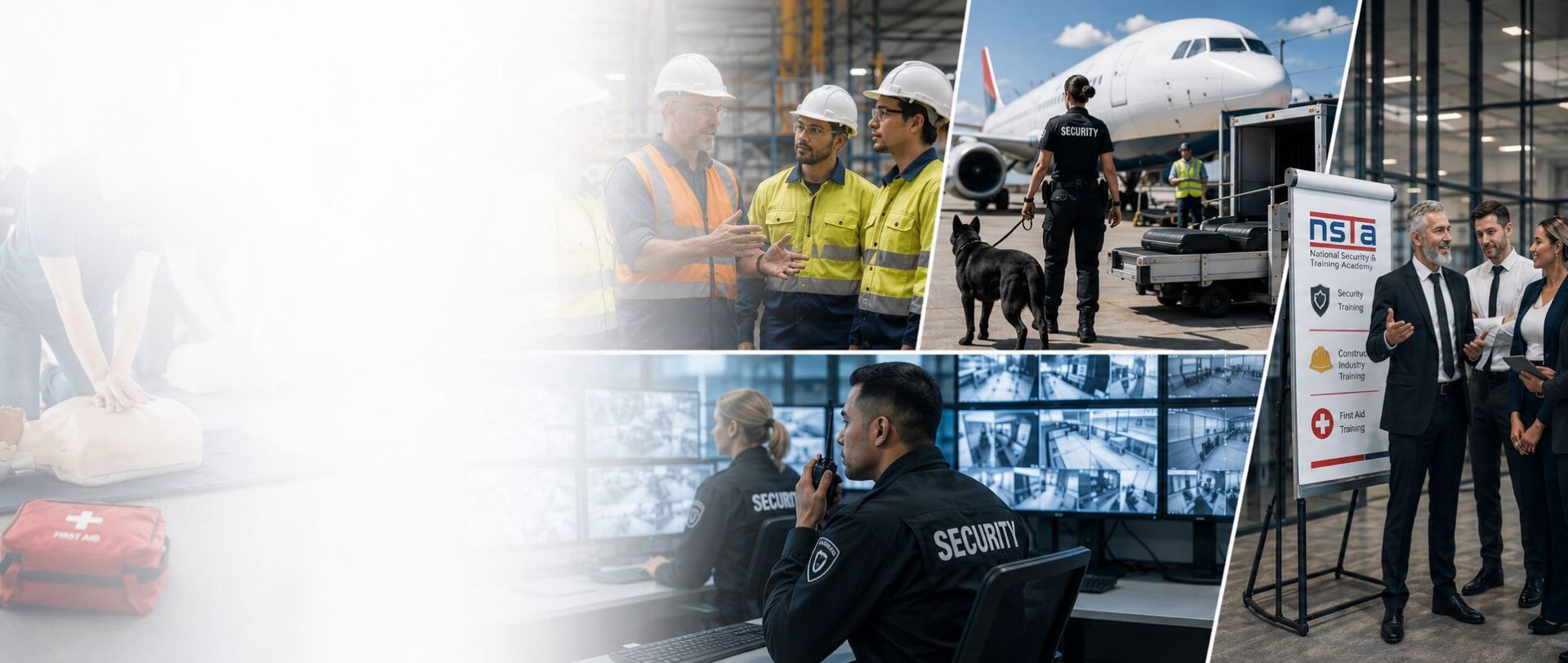 NSTA nationally recognised training in Australia across security, first aid, transport security and construction